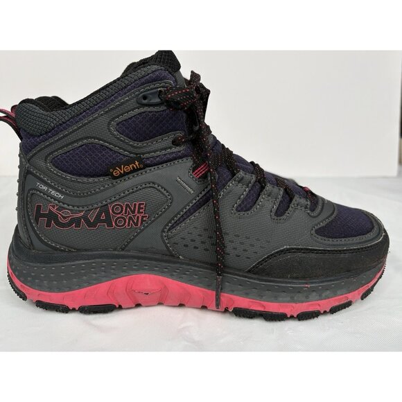 HOKA One One Women’s 8 Tor Tech Mid Hiking Boots Waterproof eVent Outdoor - Picture 6 of 16